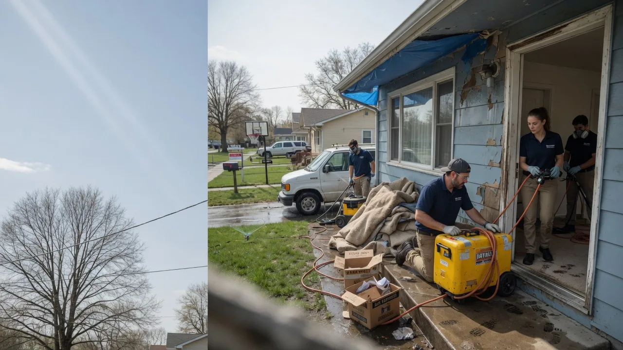 Basement Flood Cleanup in Orestes, IN near me